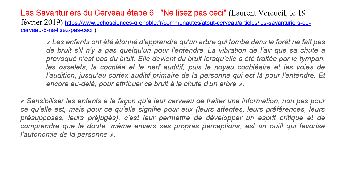 Les Savanturiers du Cerveau (6) : "Ne lisez pas ceci"