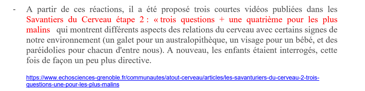 Les Savanturiers du Cerveau (2) : trois questions + une quatrième pour les plus malins